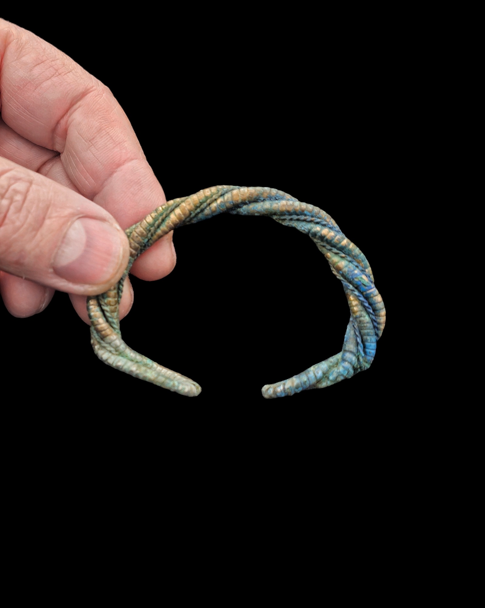 Viking period bronze twisted bracelet - Image 10