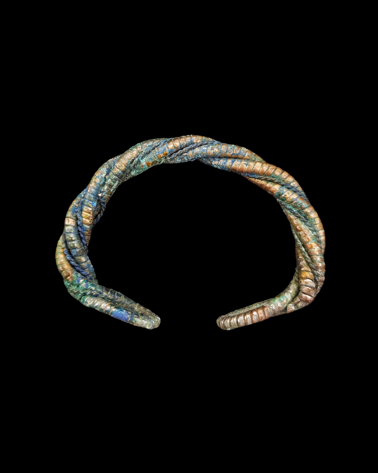 Viking period bronze twisted bracelet - Image 5