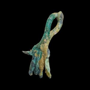 Koban culture bronze amulet