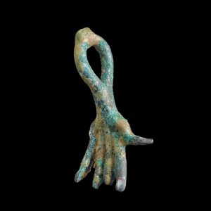 Koban culture bronze amulet