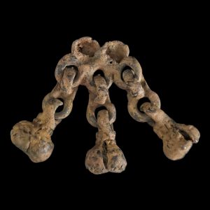 Viking period bronze cast tinkling amulet pendant