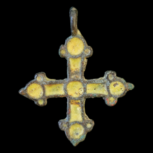 Viking period bronze cross pendant