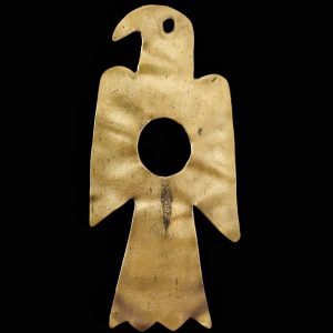 Eagle-shaped gold Visigothic fibula