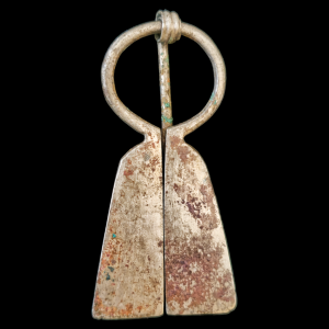 Rare Viking period silver omega fibula