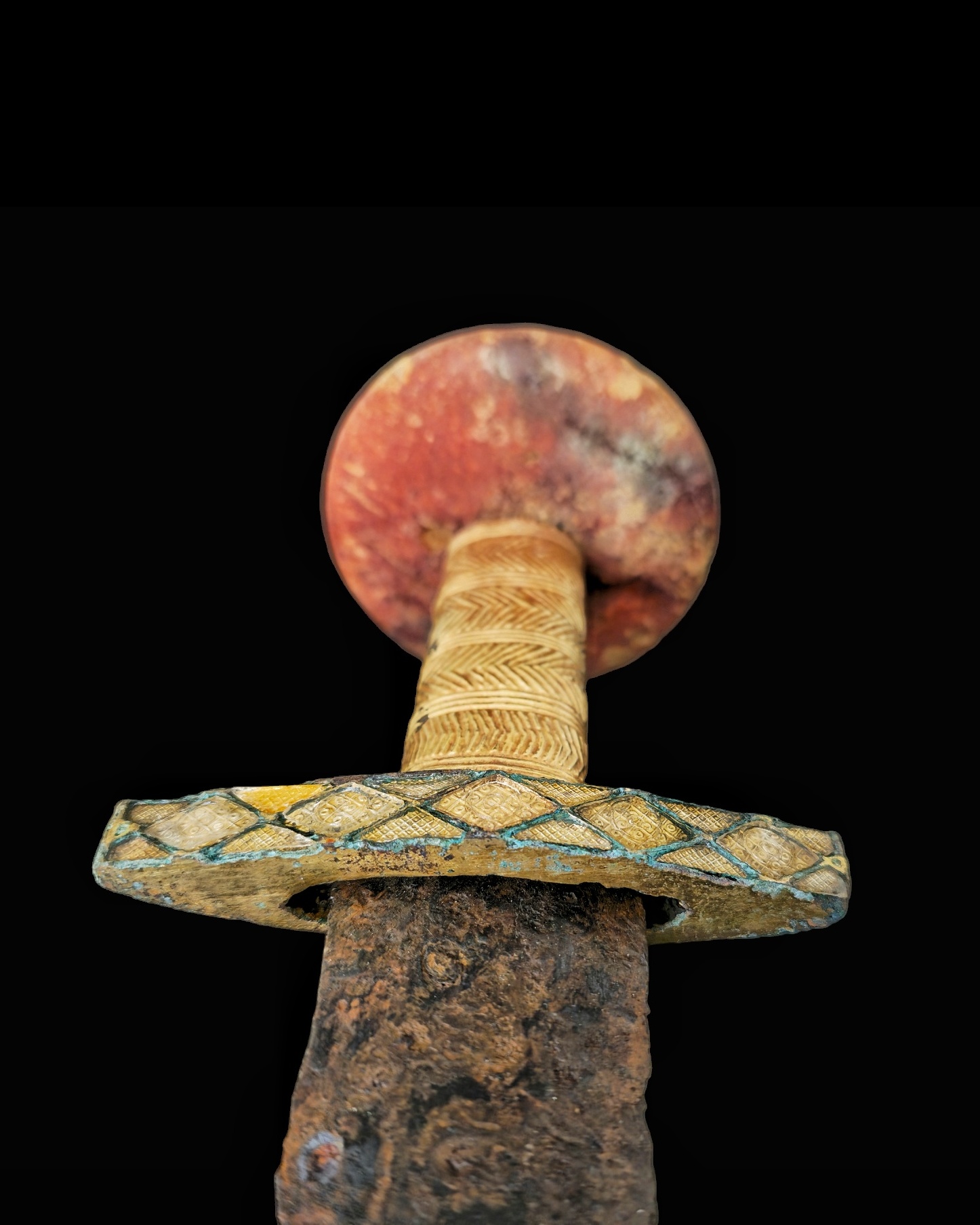 Migration period ceremonial sword with a gold grip - Image 6