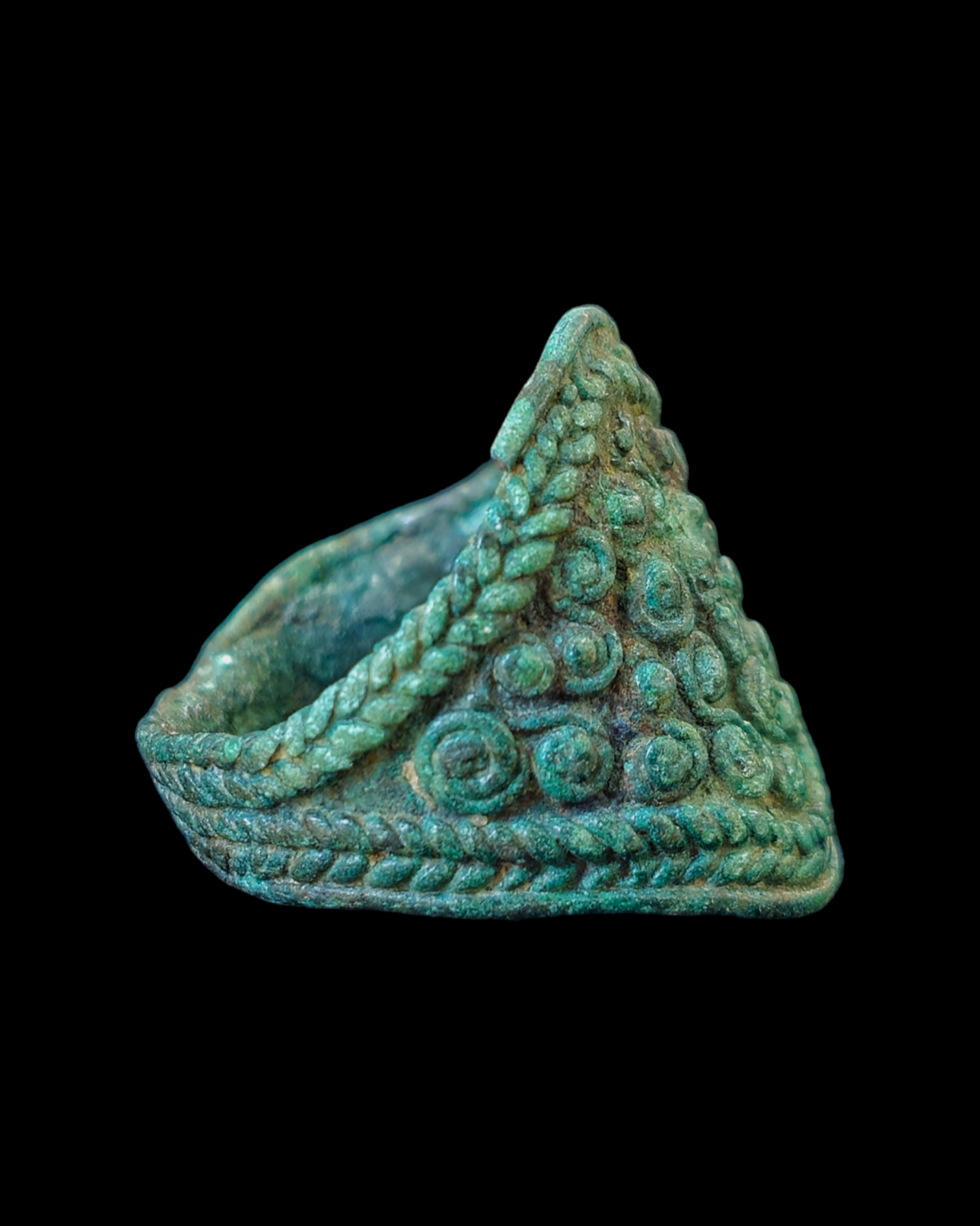 Viking period bronze ring - Image 6