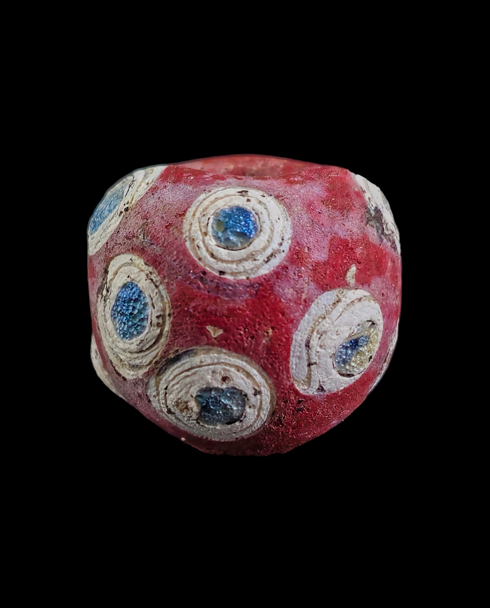 Mediterranean region stratified eye glass bead - Image 5