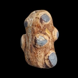 Phoenician glass stratified eye bead