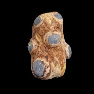Phoenician glass stratified eye bead