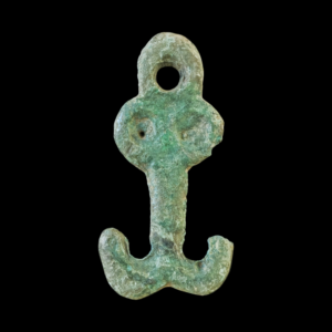 Viking period bronze anchor amulet