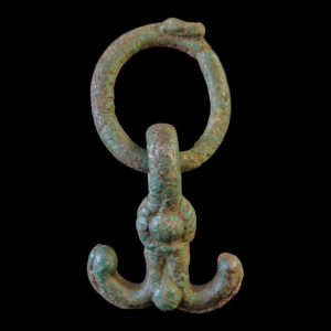 Viking period bronze anchor amulet