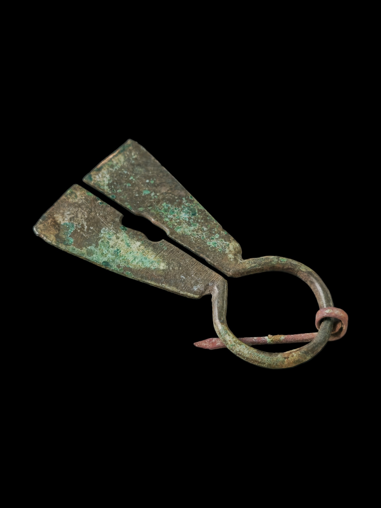 Viking period bronze omega fibula - Image 6