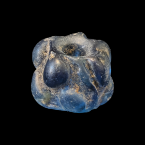 Ancient Roman glass warty bead
