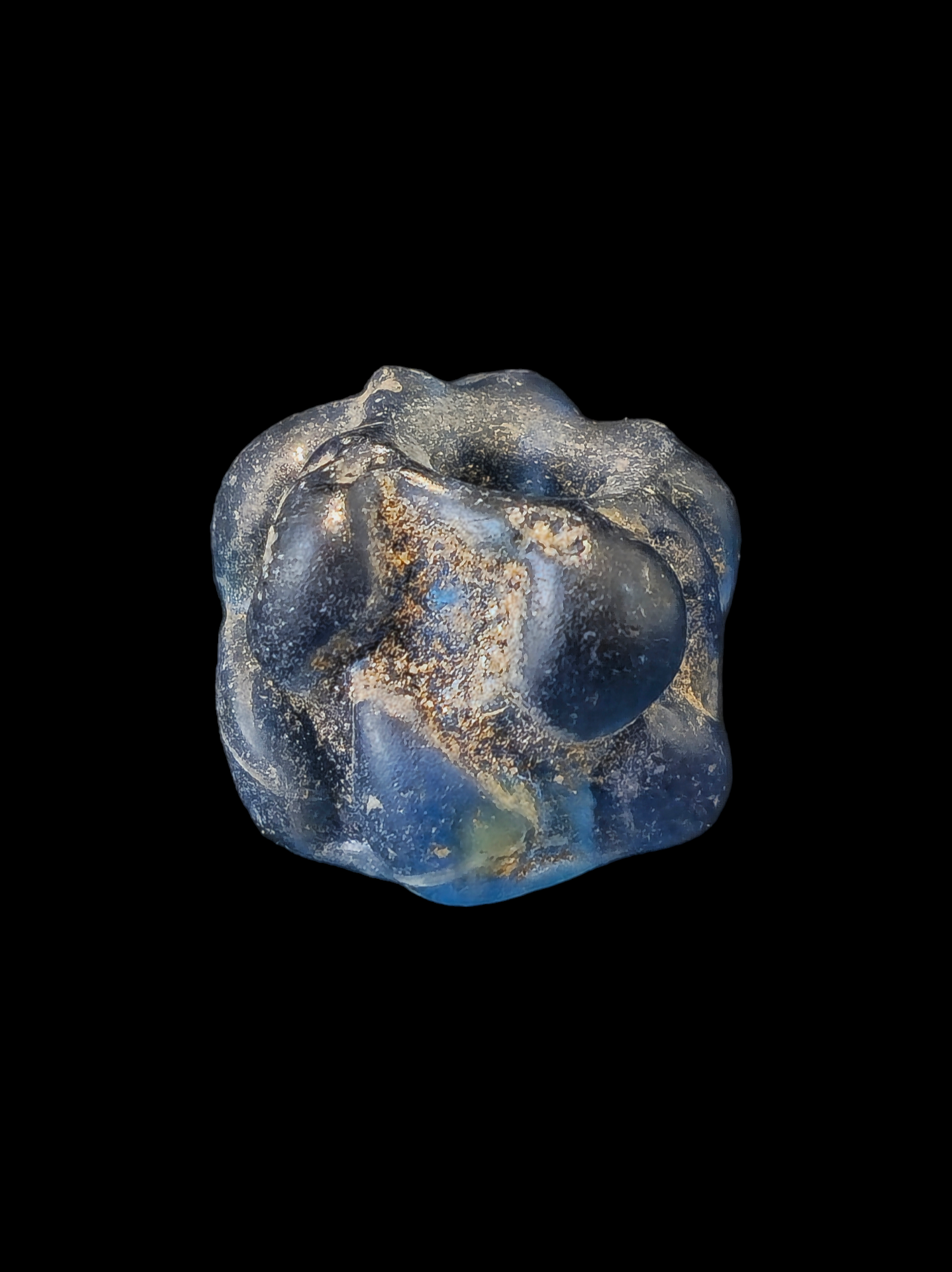 Ancient Roman glass warty bead - Image 2