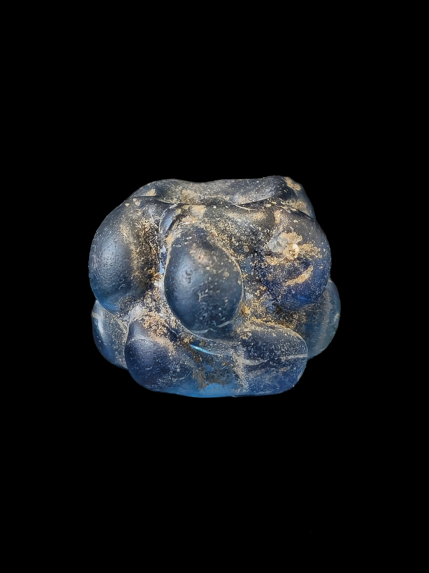 Ancient Roman glass warty bead - Image 4
