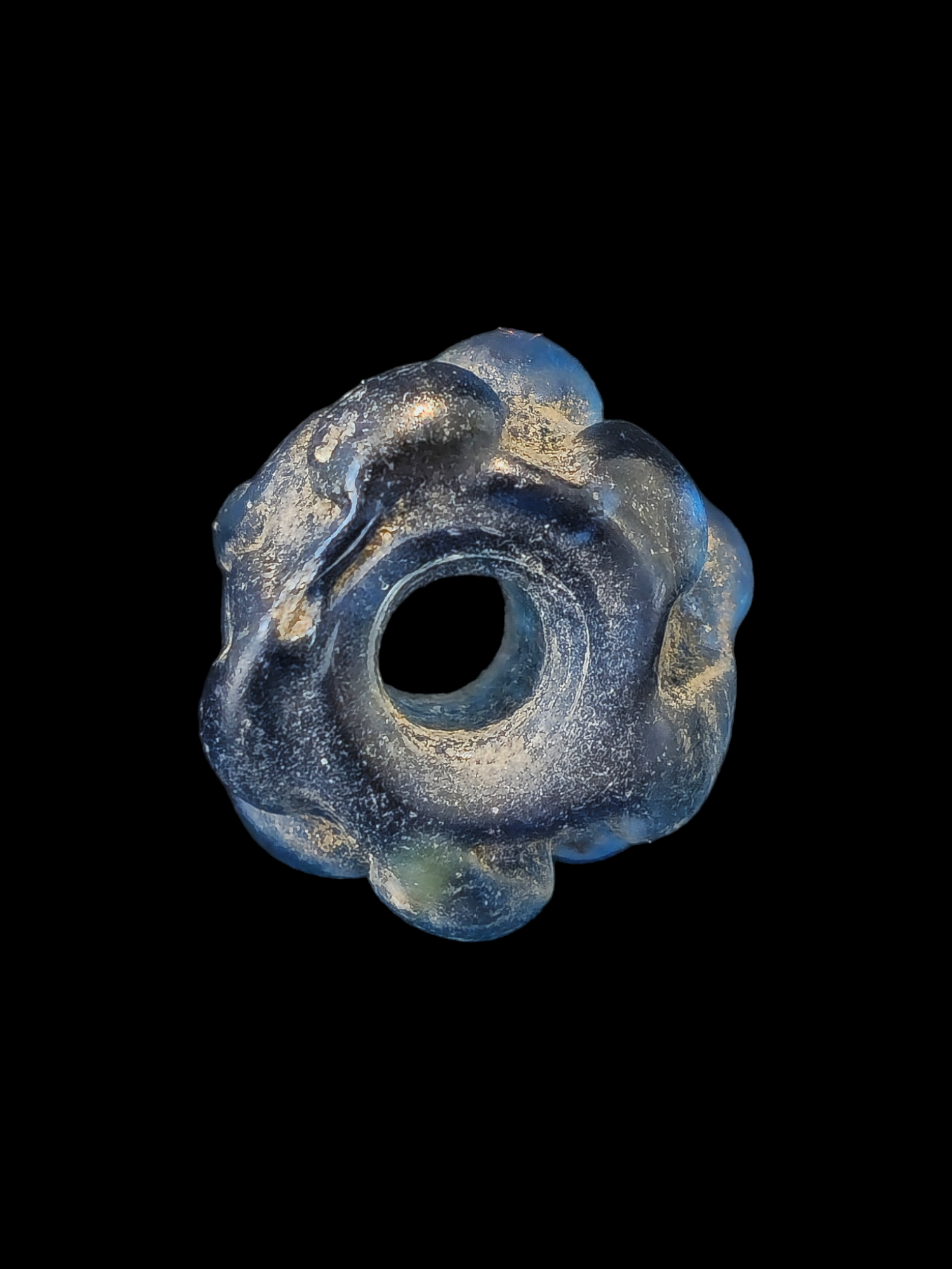 Ancient Roman glass warty bead - Image 9