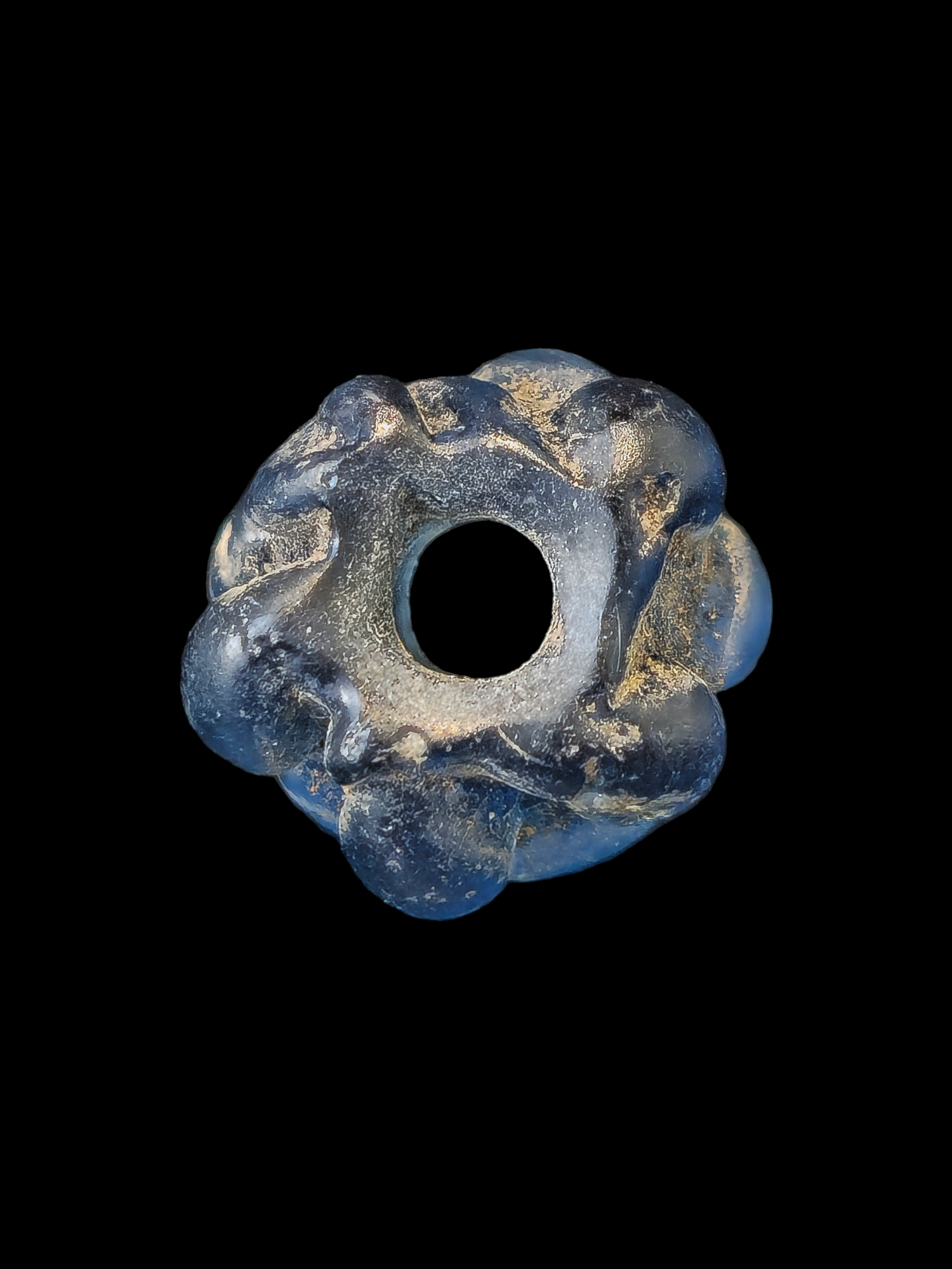 Ancient Roman glass warty bead - Image 10