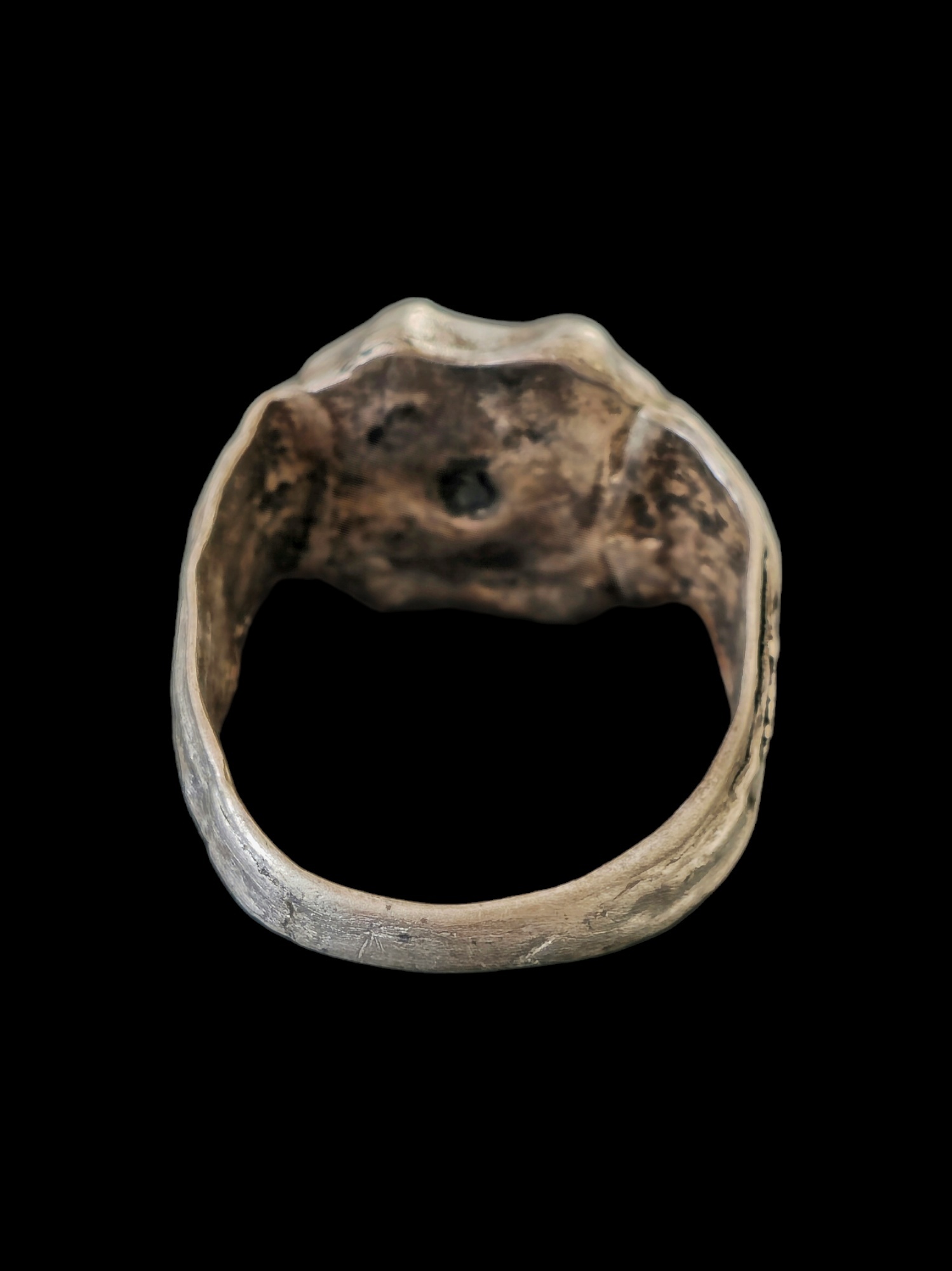 Medieval, Crusaders era rare silver ring - Image 5