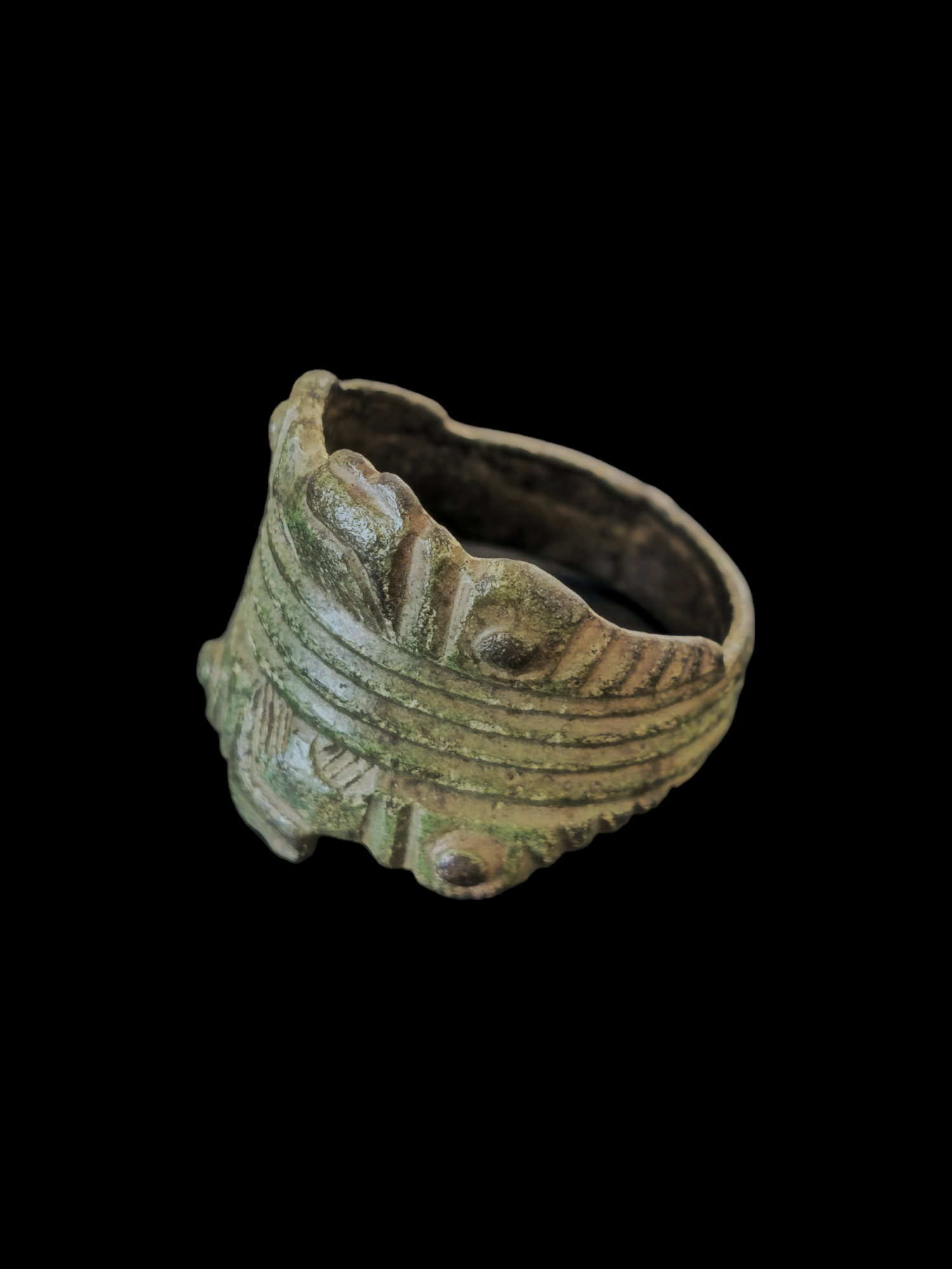 Viking period massive bronze ring