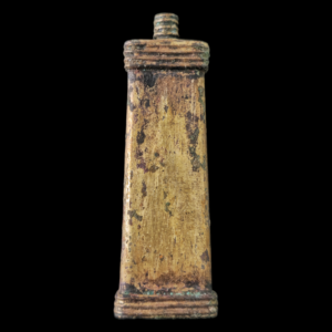 Medieval gilded bronze needle case