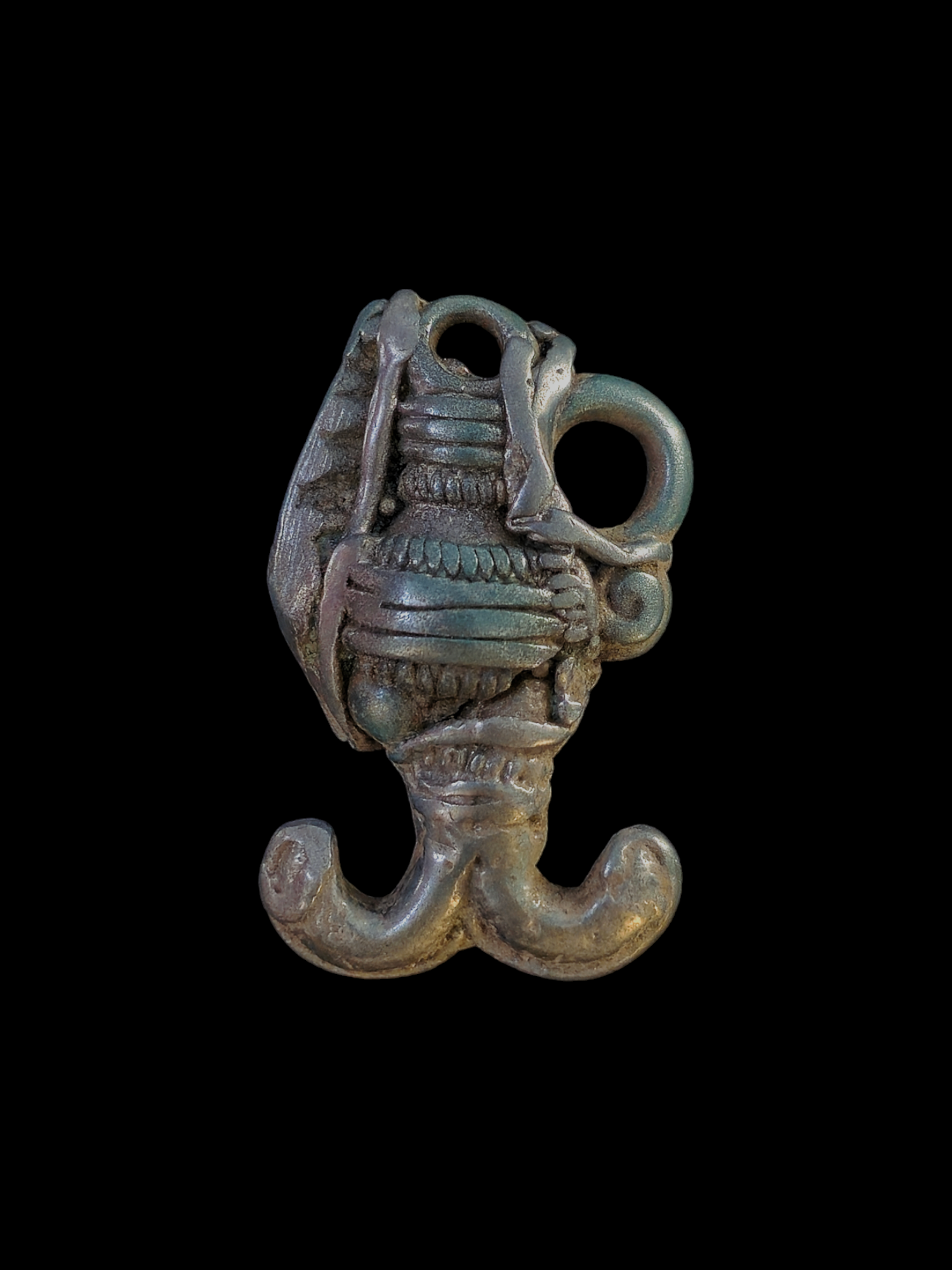 Viking period white bronze amulet