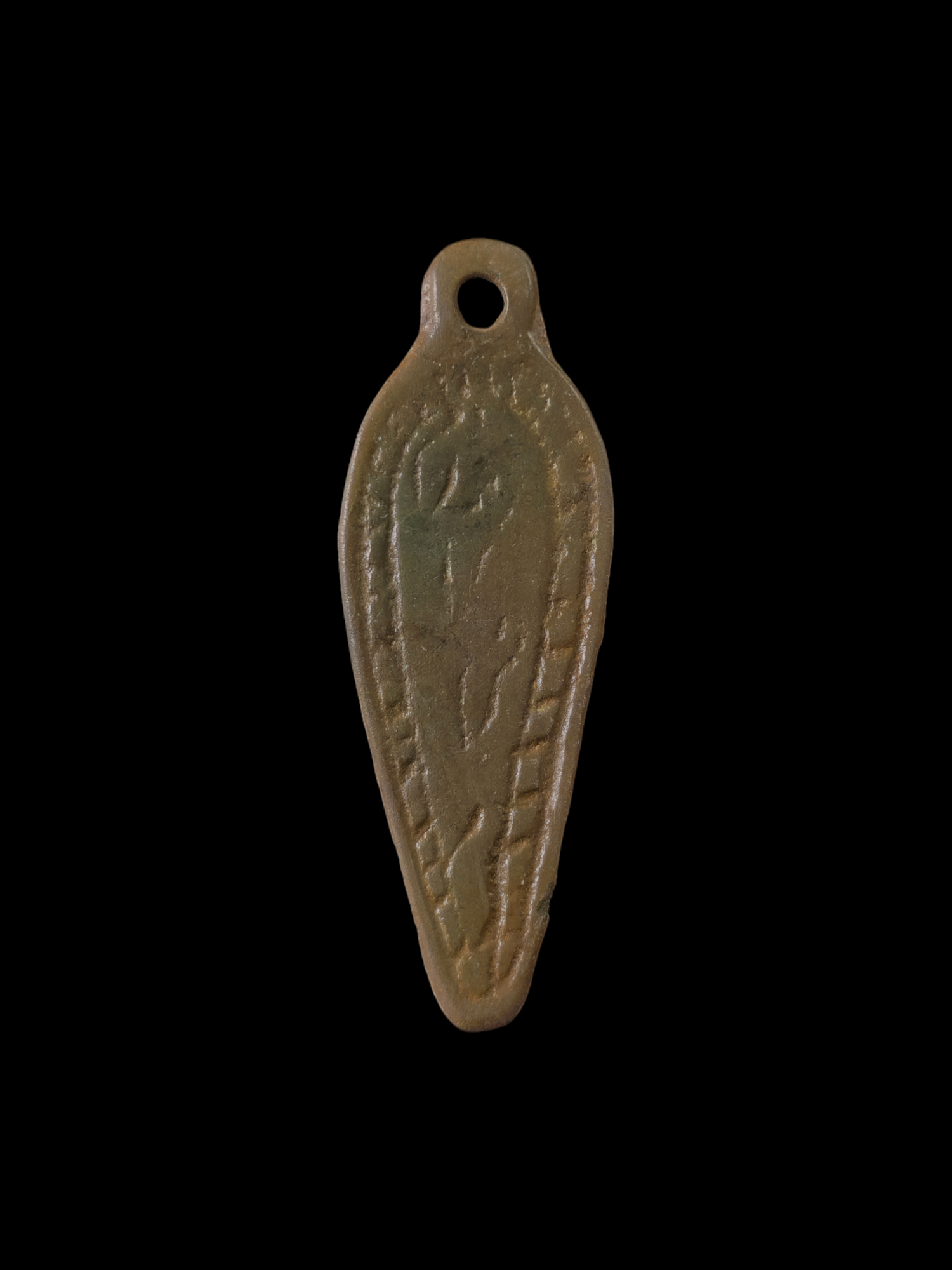 Viking period bronze amulet pendant