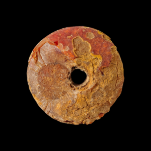 Bronze age amber bead