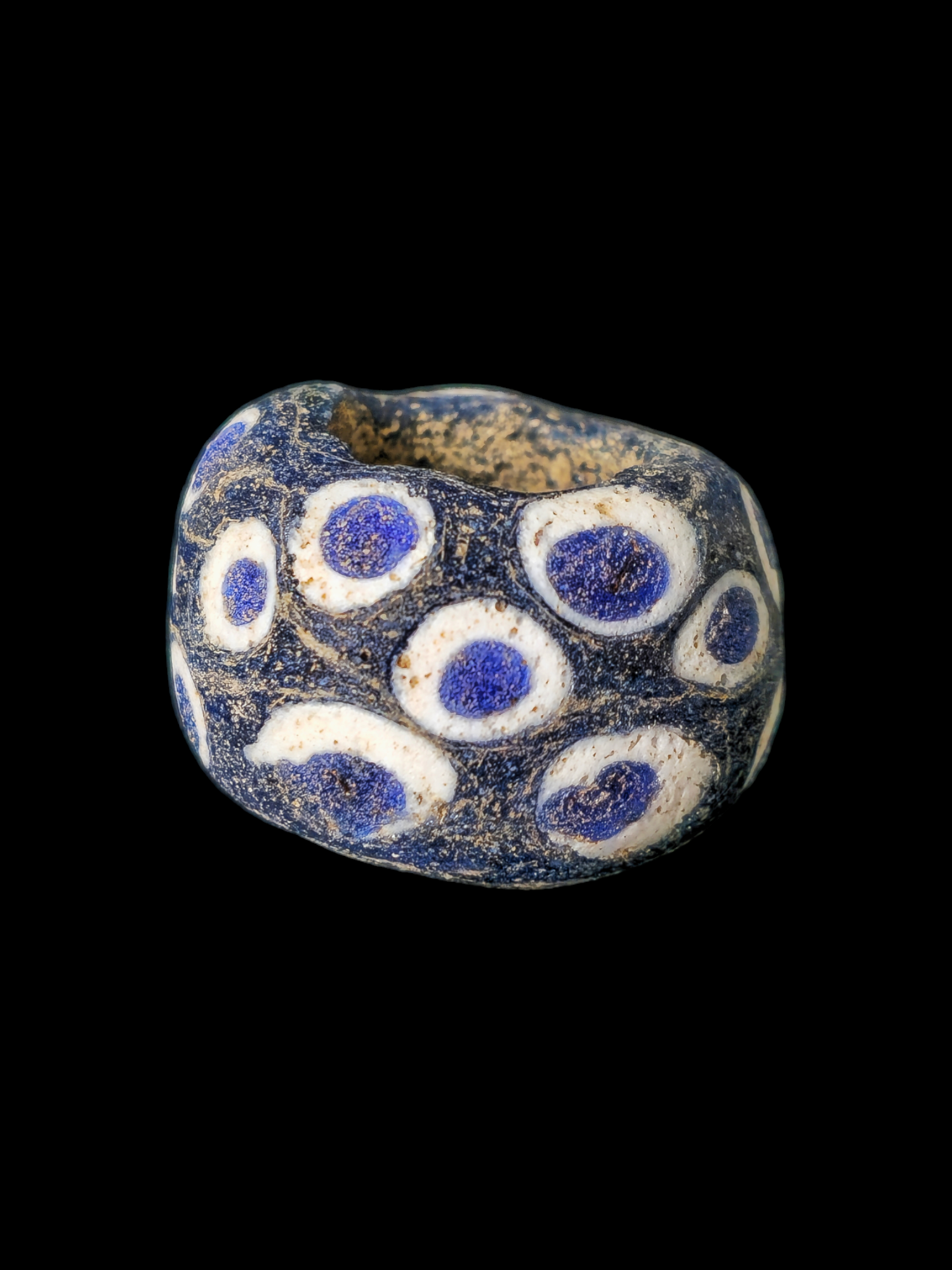 Mediterranean region stratified eye glass bead - Image 2