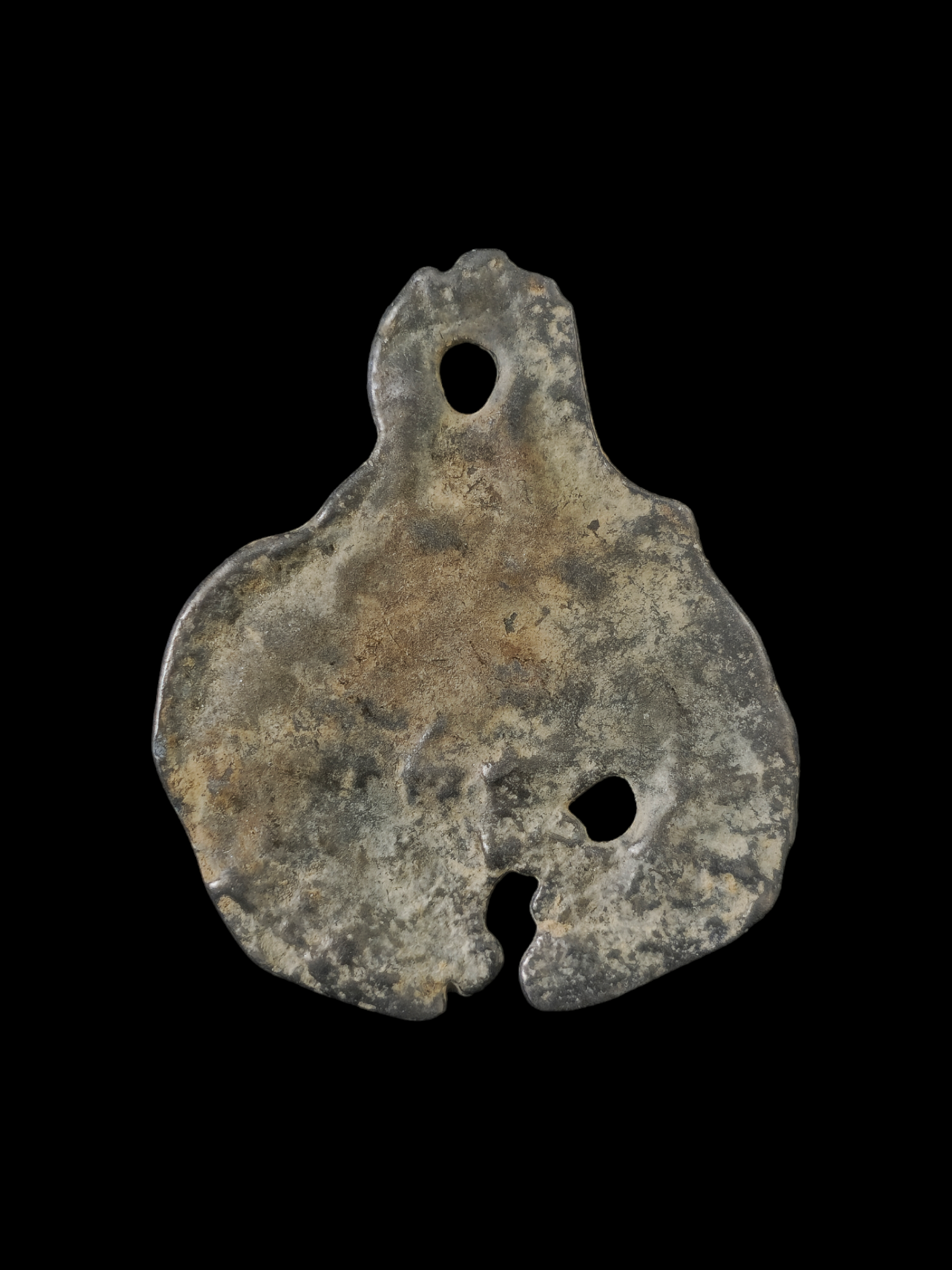 Viking period white bronze lunula pendant - Image 2