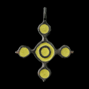 Viking period bronze cross pendant