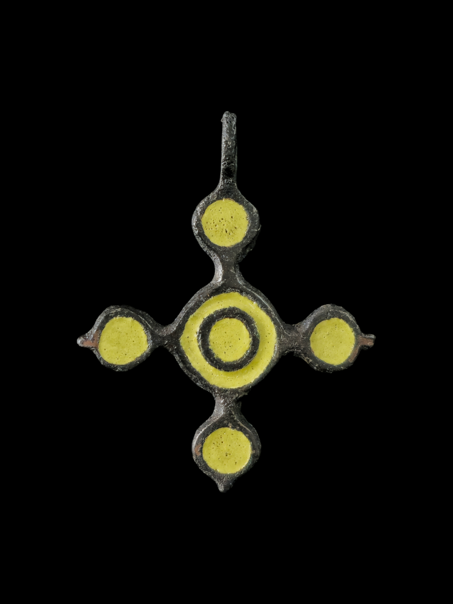 Viking period bronze cross pendant