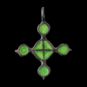 Viking period bronze cross pendant